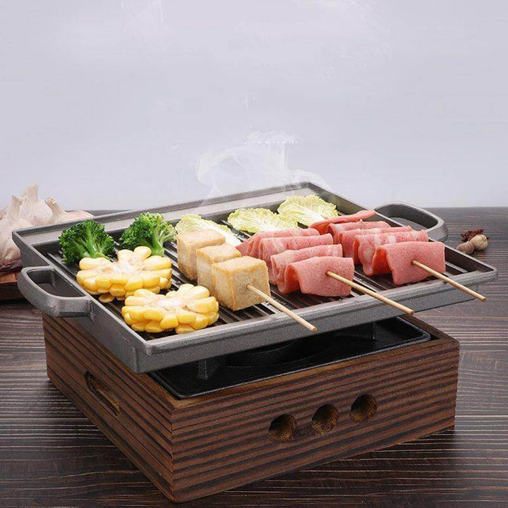Smokeless Portable Japanese Non-Stick BBQ Grill | Bowlift
