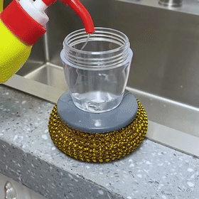 BowLift | Palm Brush Kitchen Soap Washing Dispenser