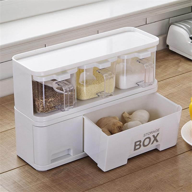 BowLift | Multiple Boxes Seasoning Herb Kitchen Organizer