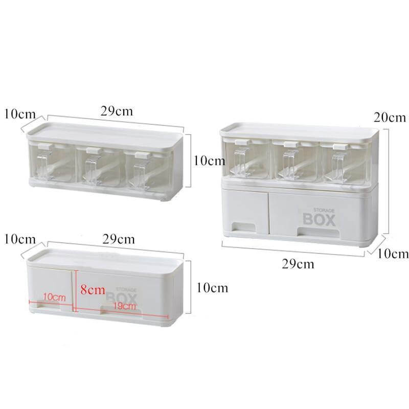 BowLift | Multiple Boxes Seasoning Herb Kitchen Organizer