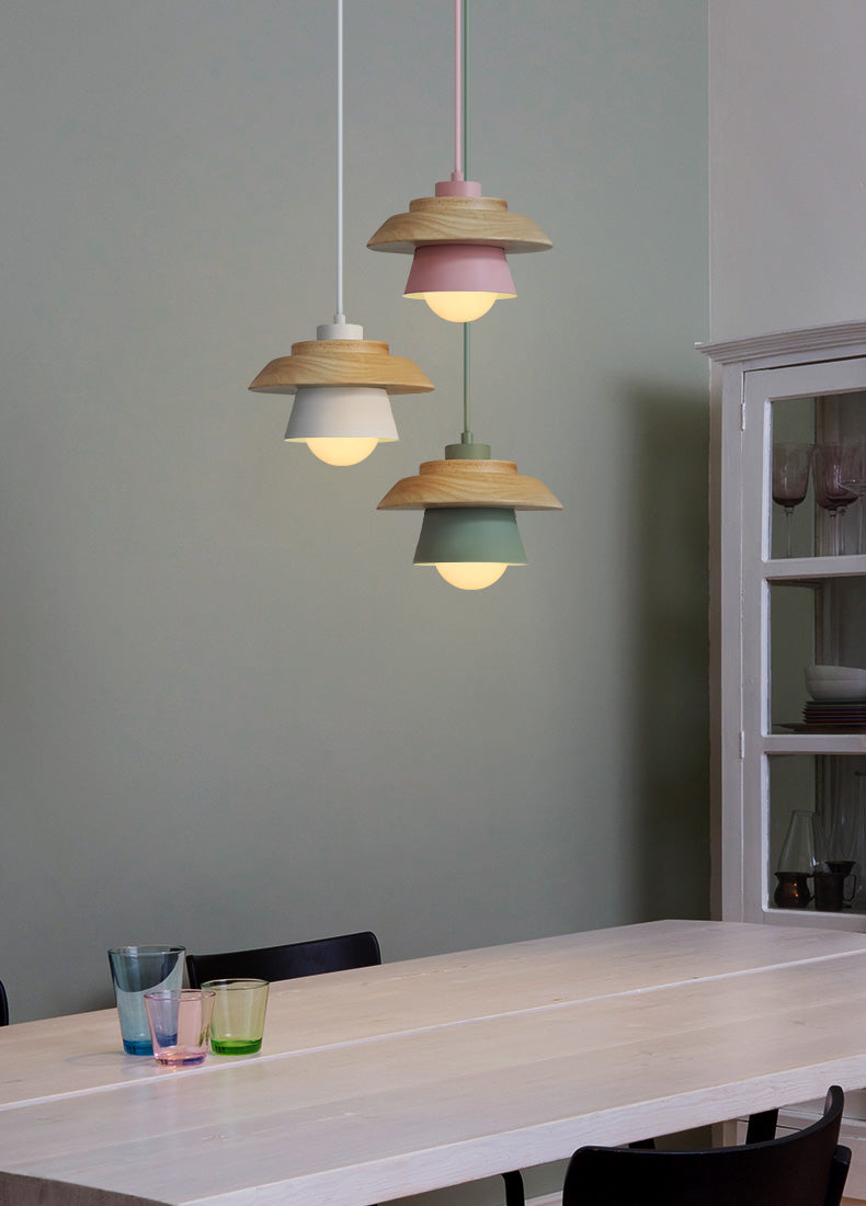 BowLift | Modern Nordic Wooden Pendant Light