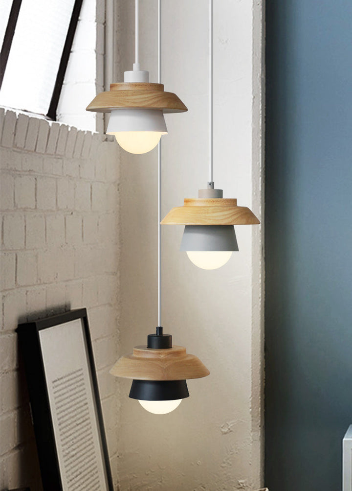 BowLift | Modern Nordic Wooden Pendant Light