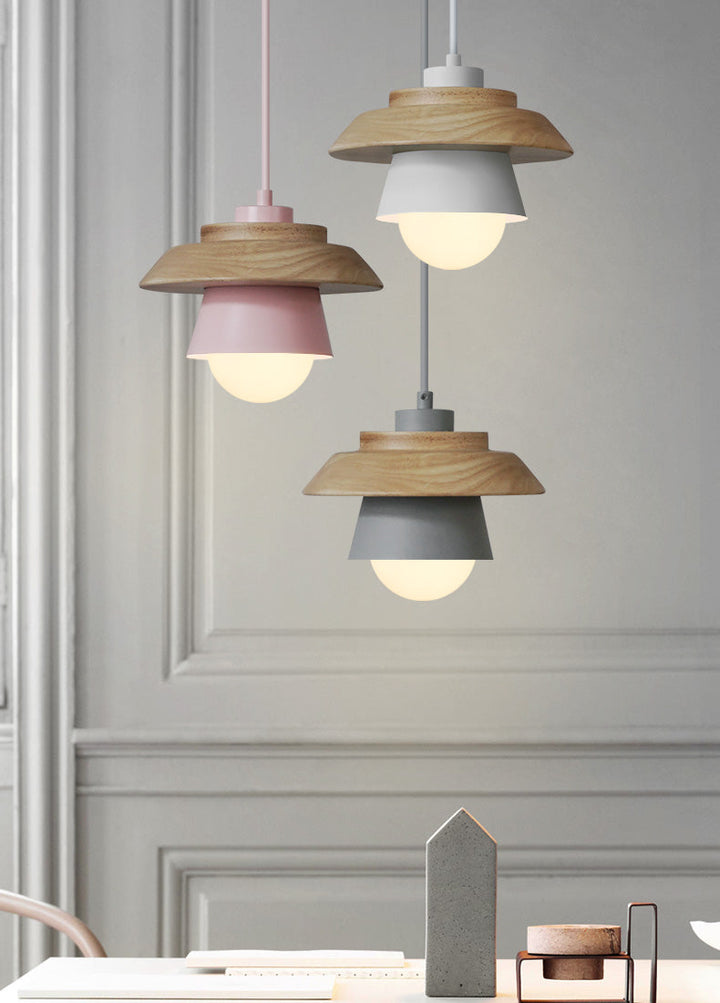 BowLift | Modern Nordic Wooden Pendant Light