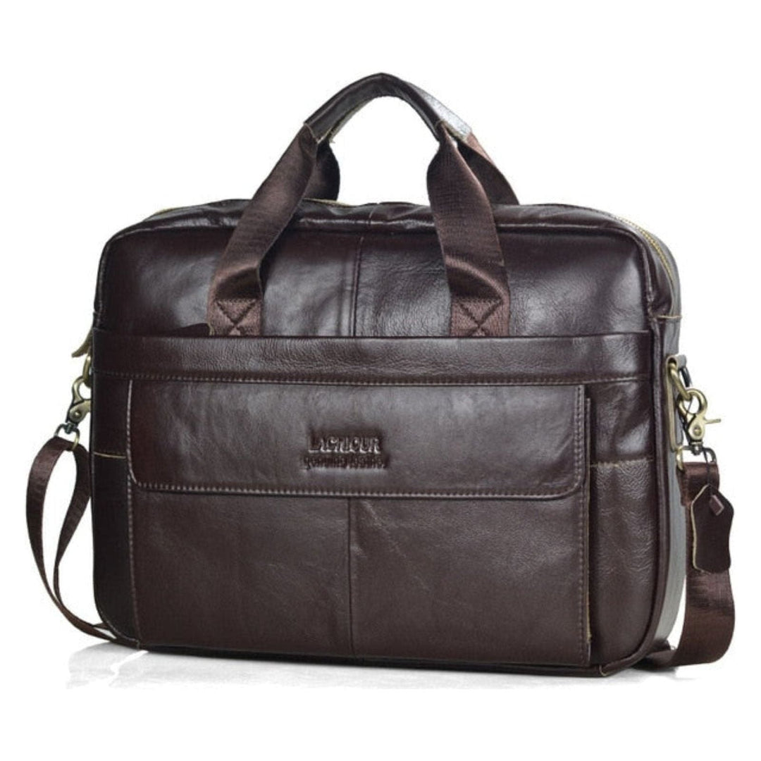 Karsten Bag - Genuine Leather Laptop Business Travel Bag | Bowlift