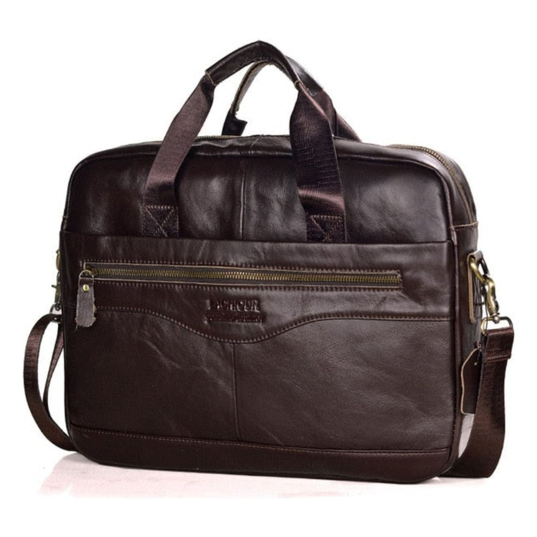 Karsten Bag - Genuine Leather Laptop Business Travel Bag | Bowlift