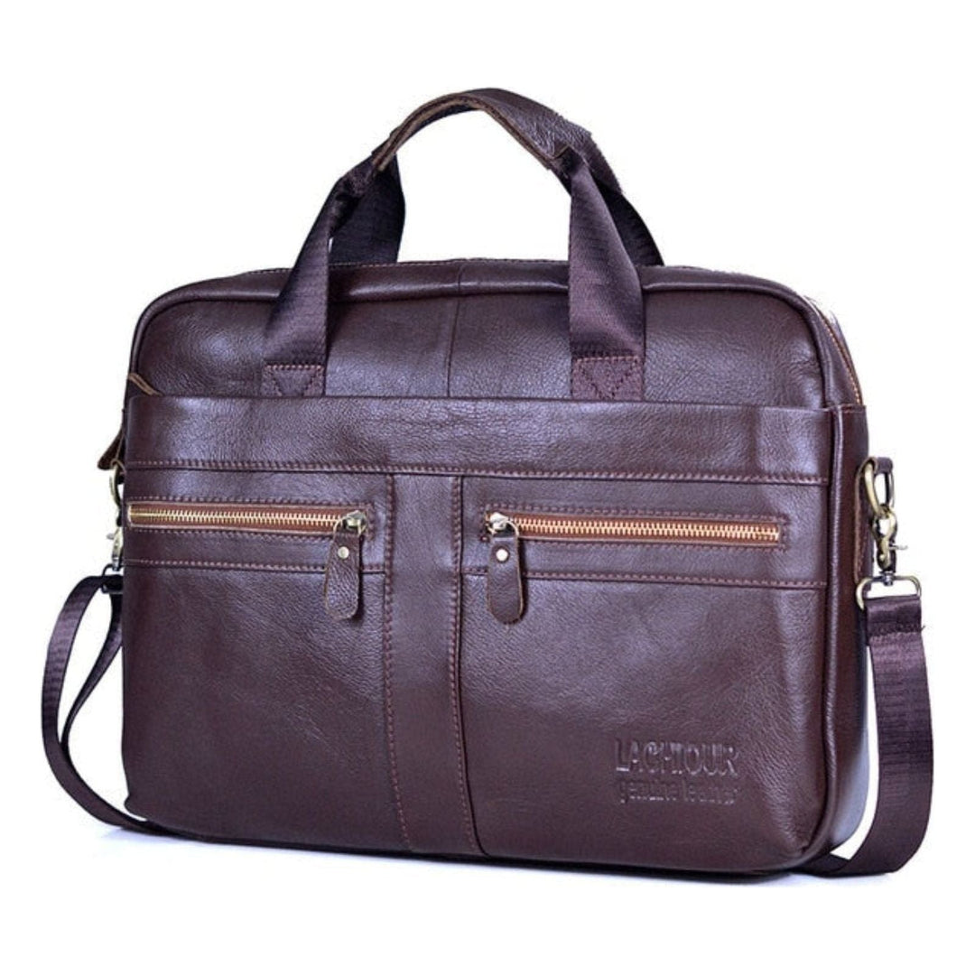 Karsten Bag - Genuine Leather Laptop Business Travel Bag | Bowlift