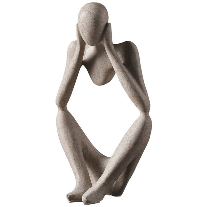 BowLift | Nordic Abstract Unique Thinker Figurine Home Decor