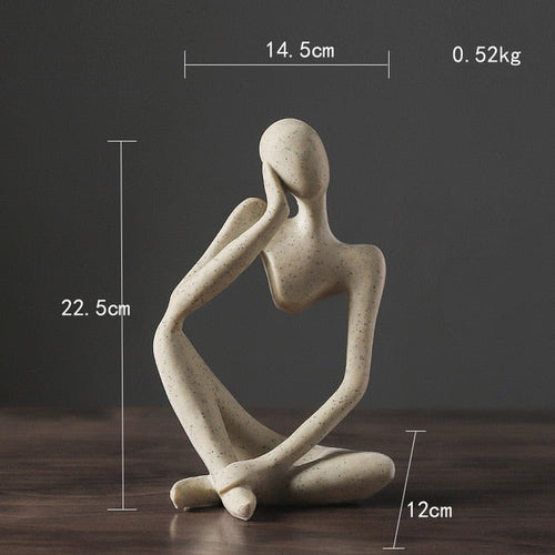BowLift | Nordic Abstract Unique Thinker Figurine Home Decor