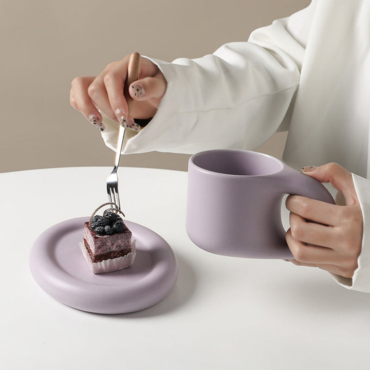 BowLift | Nordic Ceramic Handle Handmade Mug