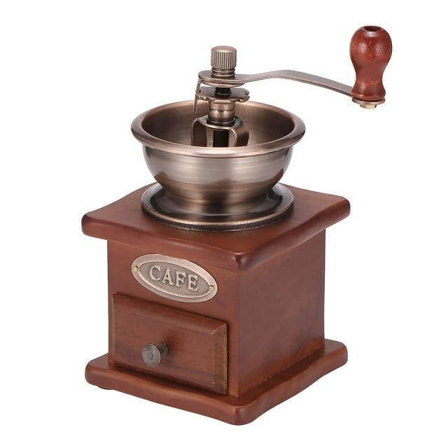 BowLift | Wooden Antique Manual Coffee Grinder