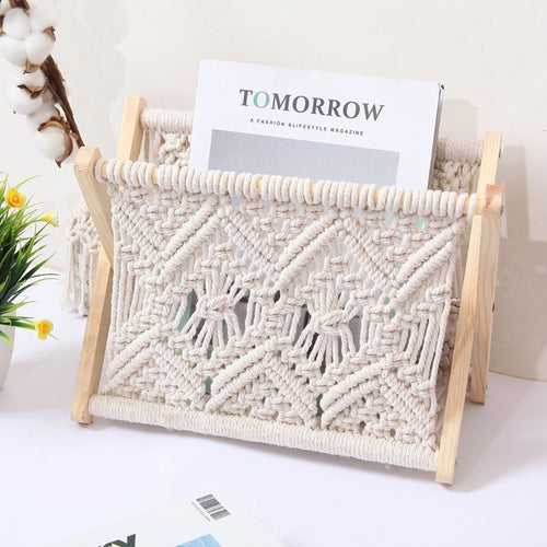Nordic Cotton FoldaBowlifte Magazine Holder | Bowlift