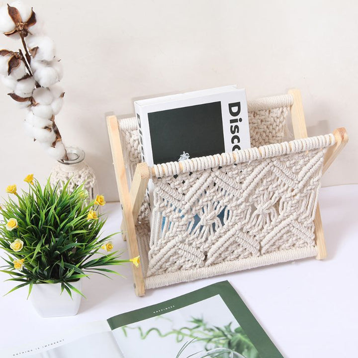 Nordic Cotton FoldaBowlifte Magazine Holder | Bowlift
