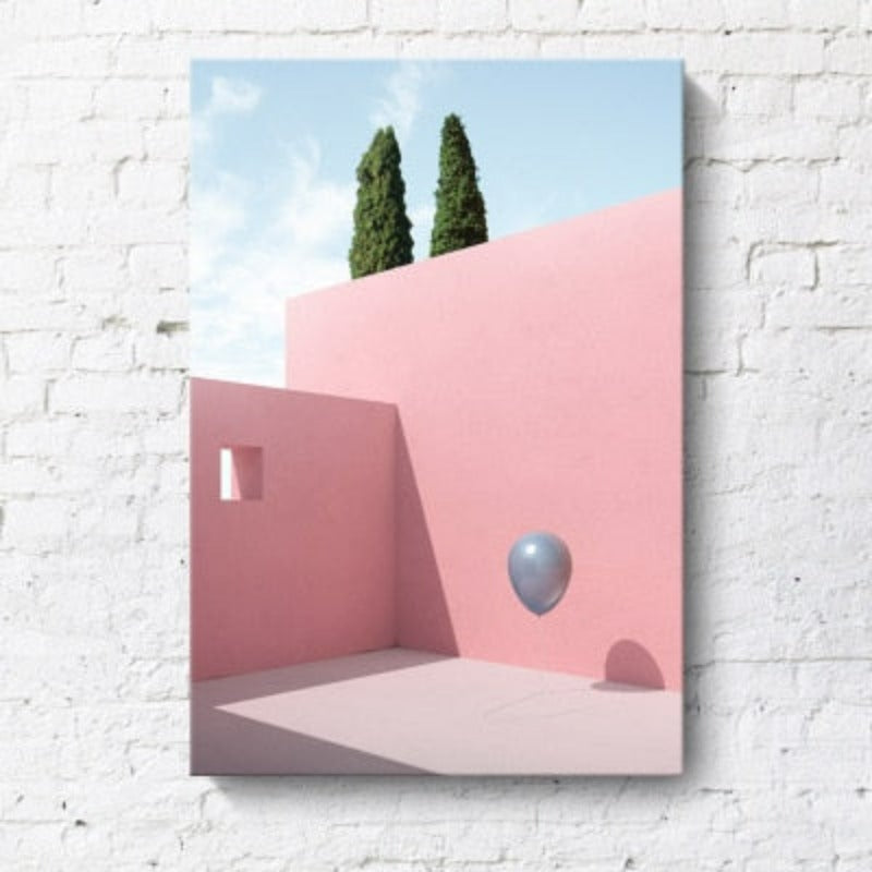 Nordic Architecture Art - Canvas Wall Art Painting | Bowlift