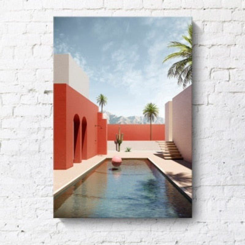Nordic Architecture Art - Canvas Wall Art Painting | Bowlift