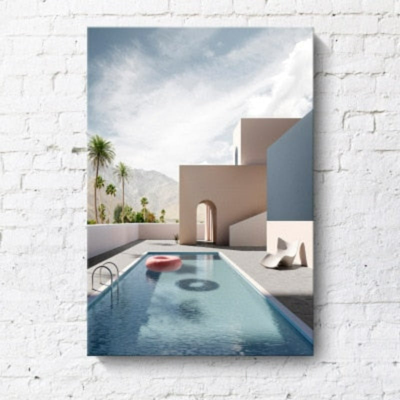 Nordic Architecture Art - Canvas Wall Art Painting | Bowlift