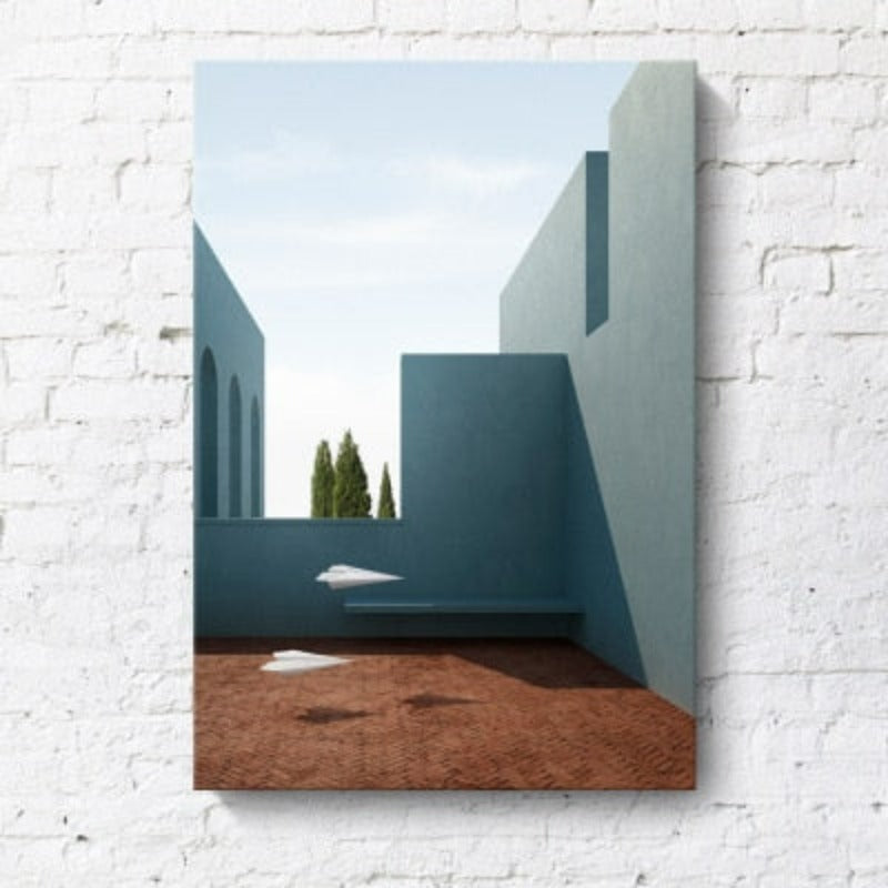 Nordic Architecture Art - Canvas Wall Art Painting | Bowlift