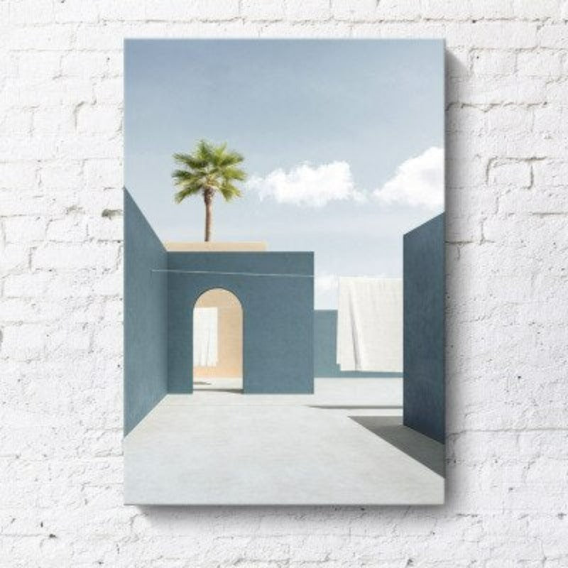 Nordic Architecture Art - Canvas Wall Art Painting | Bowlift