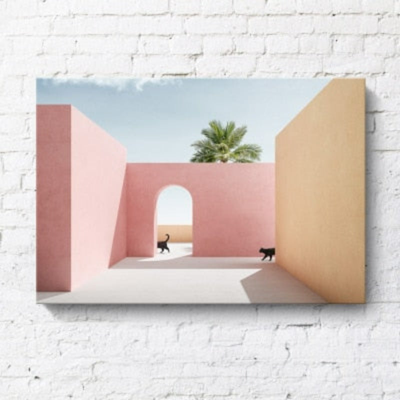 Nordic Architecture Art - Canvas Wall Art Painting | Bowlift