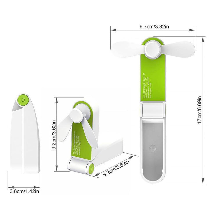Rechargeable Portable Foldable Mini Fan | Bowlift