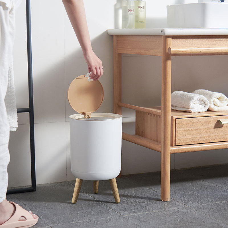 Nordic Style Elegant One Touch Trash Can | Bowlift