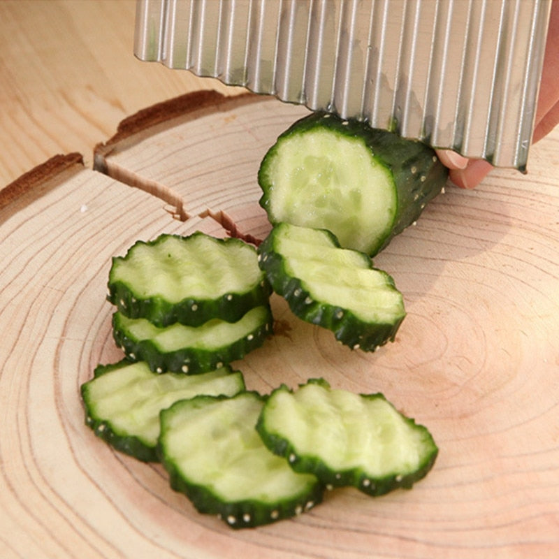 BowLift | Stainless Steel Wavy Potato Slicer