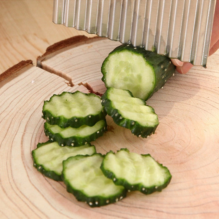 BowLift | Stainless Steel Wavy Potato Slicer