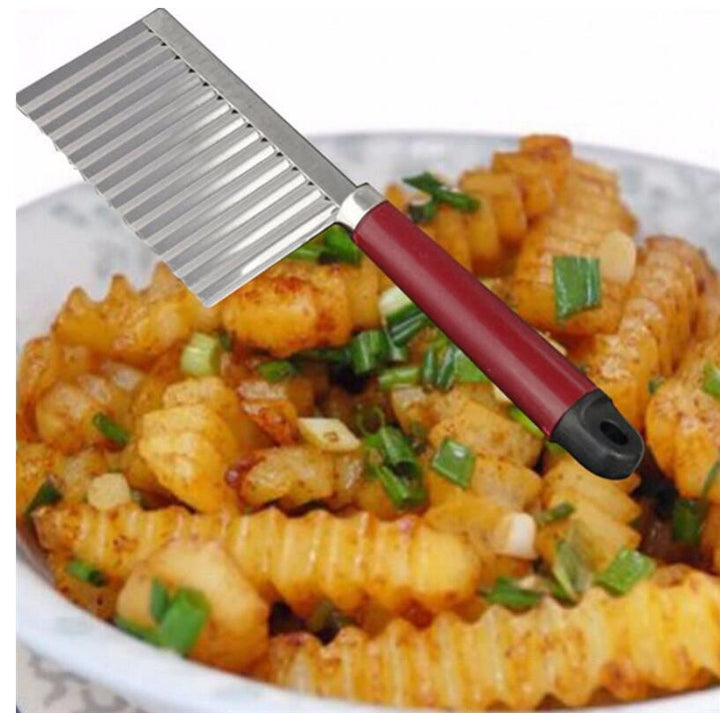 BowLift | Stainless Steel Wavy Potato Slicer