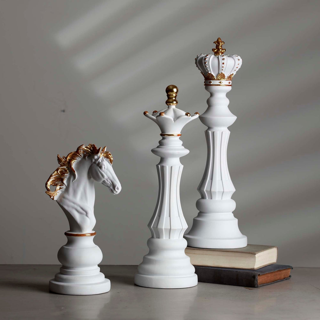 Luxury Chess Statue Home Decor | Bowlift