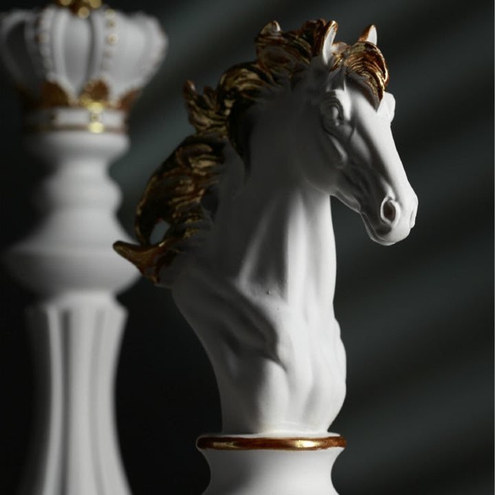 Luxury Chess Statue Home Decor | Bowlift