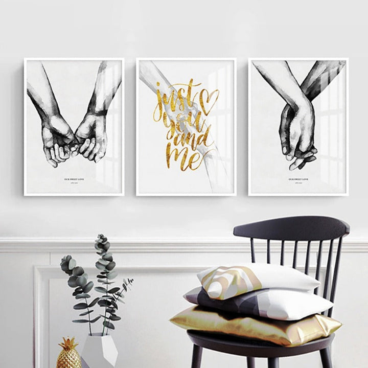 You and Me - Canvas Wall Art Painting | Bowlift