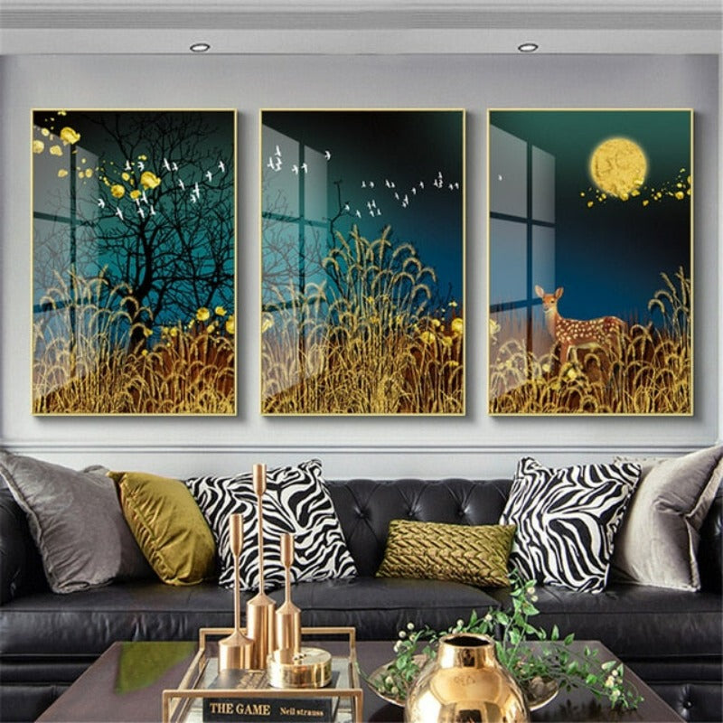 Chinese Crystal Forest-Canvas Wall Art Painting | Bowlift