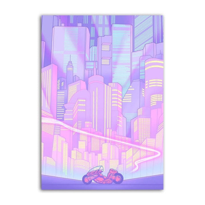 Cartoon Living - Wall Art Canvas Painting | Bowlift