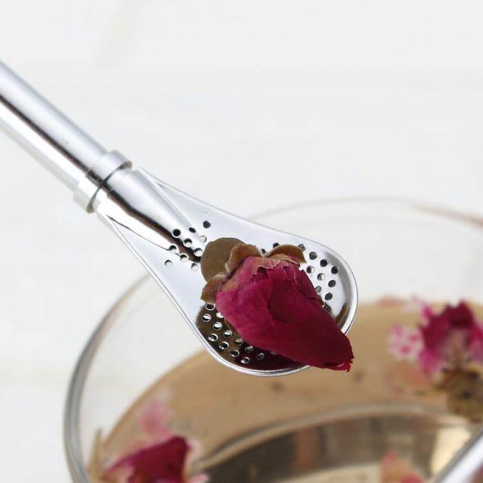 BowLift | Stainless Steel Tea Straw Spoons