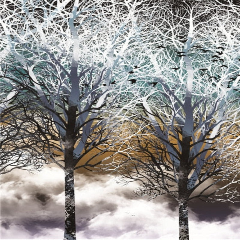Atmospheric Trees - Canvas Wall Art Painting | Bowlift