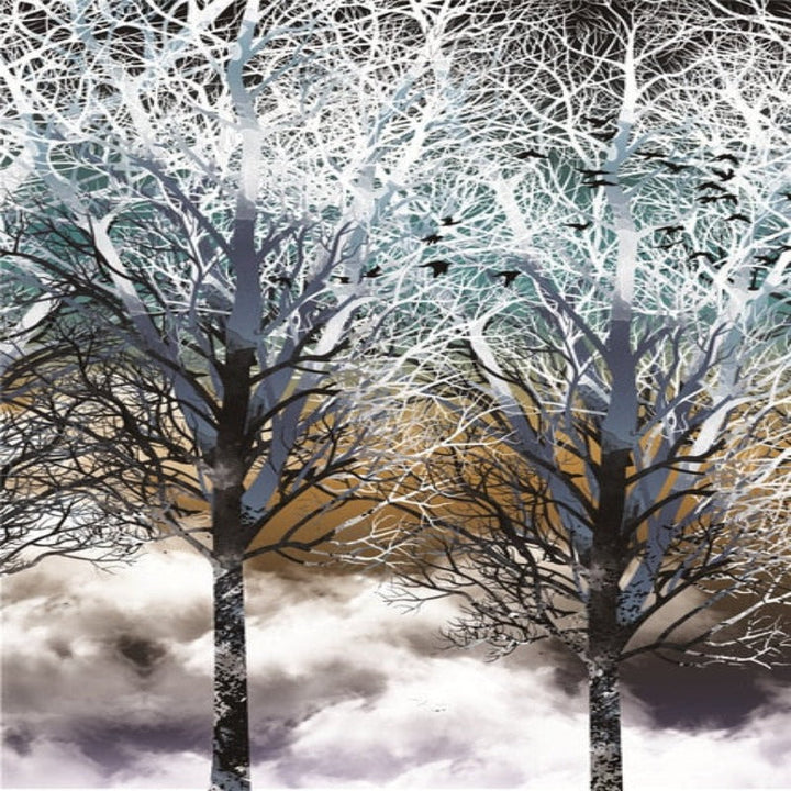 Atmospheric Trees - Canvas Wall Art Painting | Bowlift