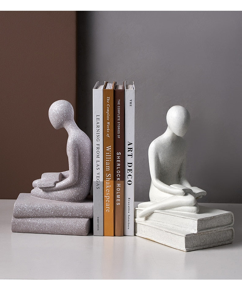 Nordic Abstract Thinker Resin Statue Sculpture | Bowlift