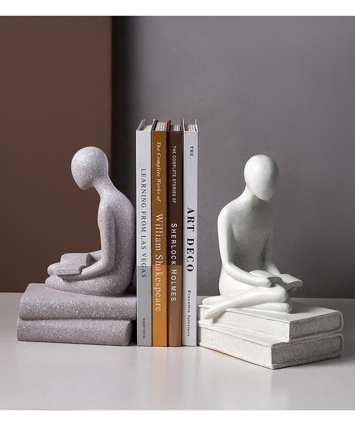 Nordic Abstract Thinker Resin Statue Sculpture | Bowlift