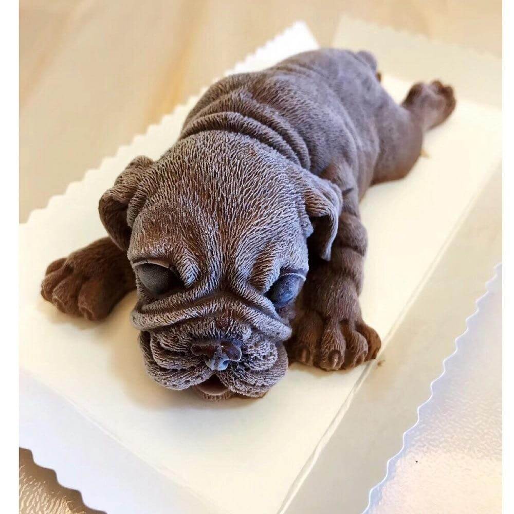BowLift | 3D Cute Dog Shaped Ice Cream Chocolate Silicone Mold