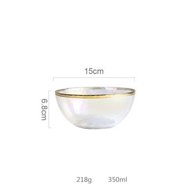 BowLift | Creative Rainbow Glass Dinnerware Plate