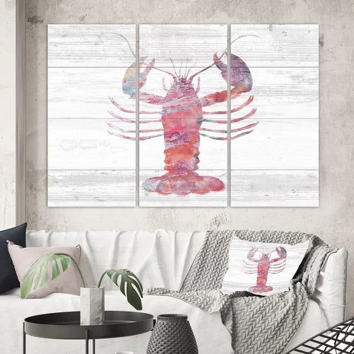 Marine Life Lobster - Canvas Wall Art Painting | Bowlift