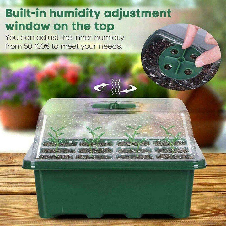 Adjustable 12 Seedling Planting Box | Bowlift