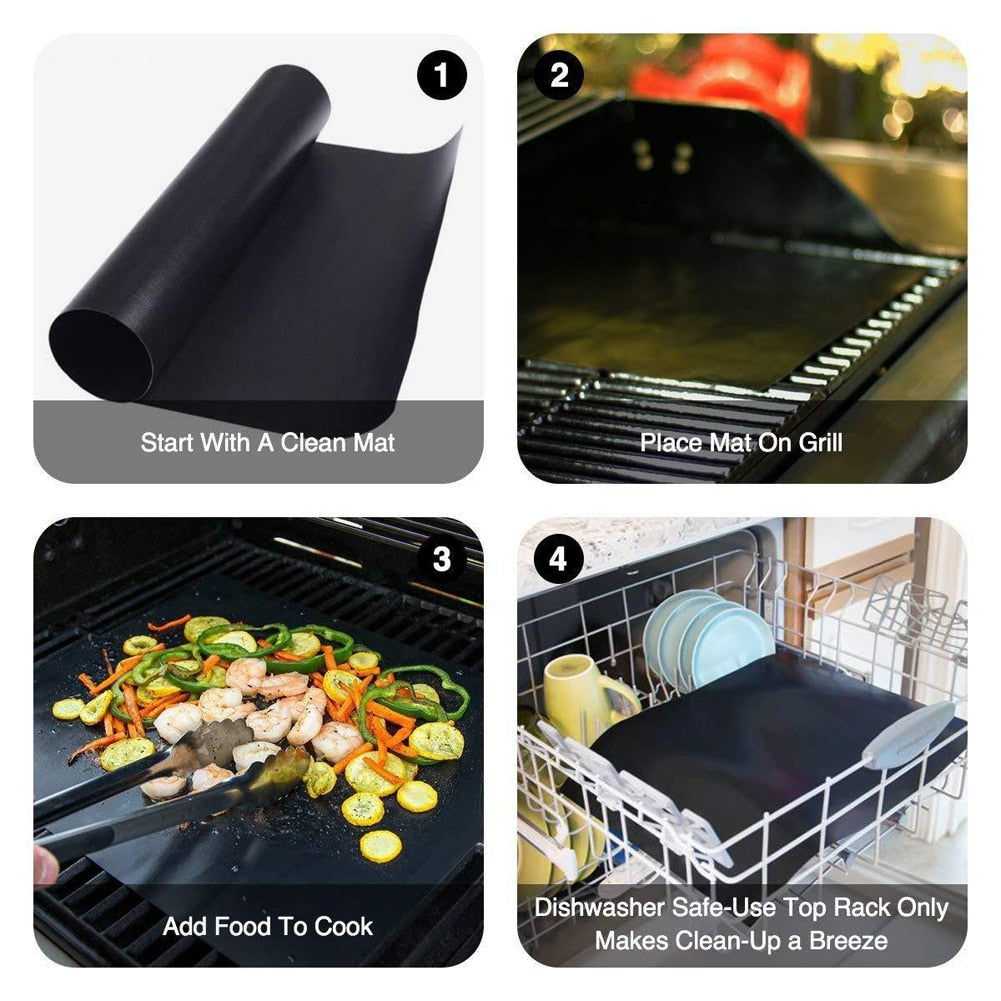 Non-stick Barbecue Grill Mat | Bowlift