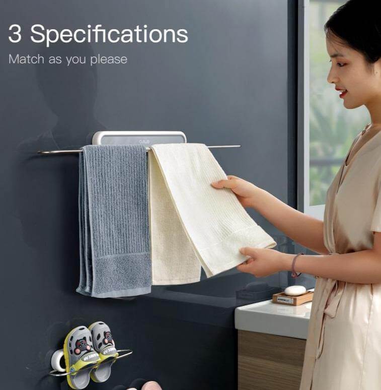 BowLift | Stainless Steel Wall-Mounted Foldable Towel Hanger
