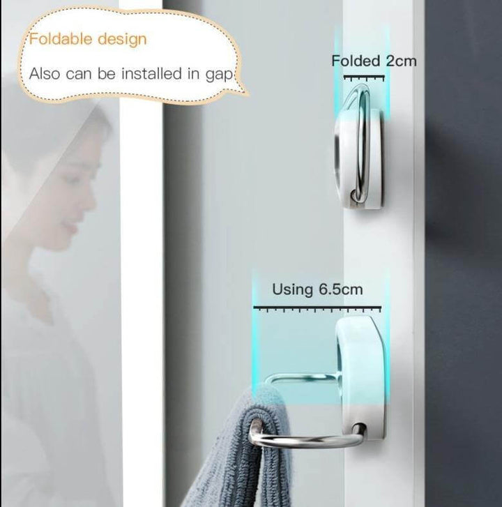 BowLift | Stainless Steel Wall-Mounted Foldable Towel Hanger