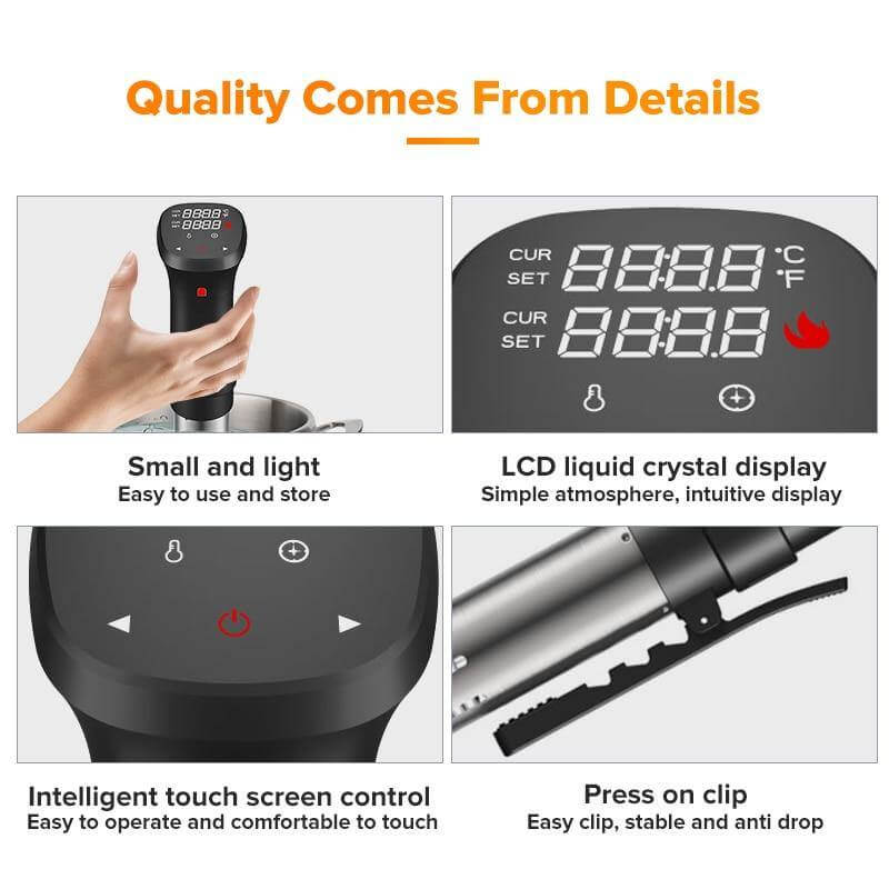 BowLift | Sous Vide Digital Screen Temperature&Time Control