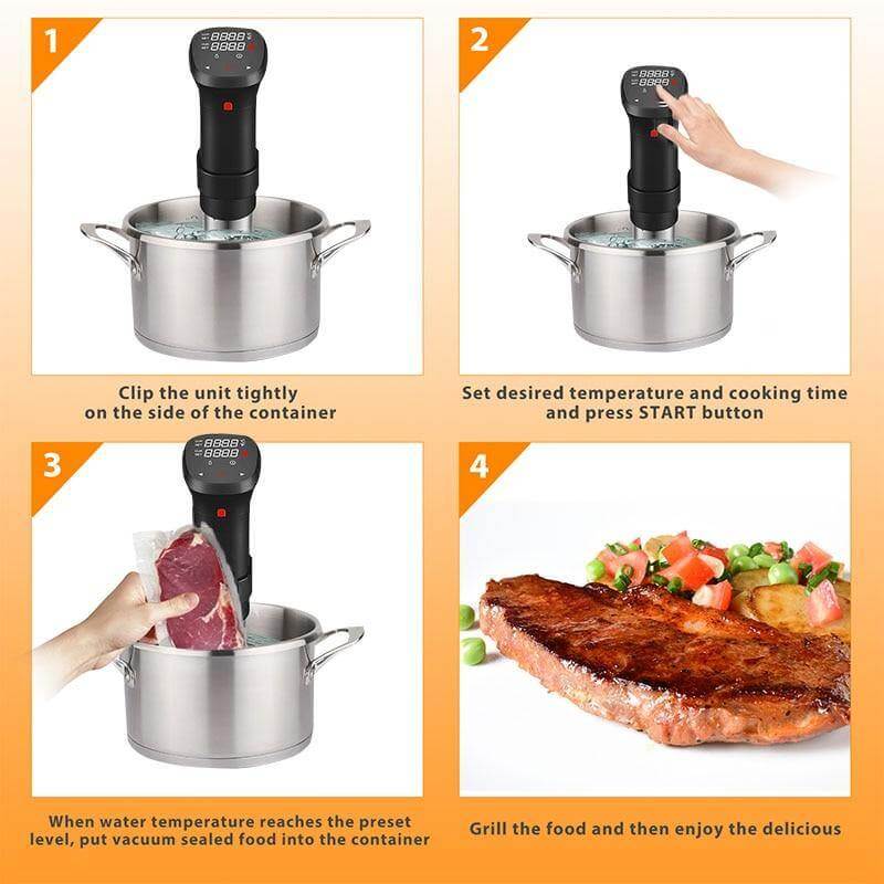 BowLift | Sous Vide Digital Screen Temperature&Time Control