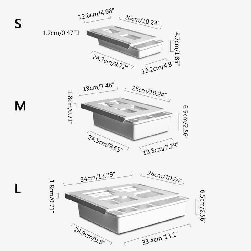 BowLift | Adhesive Undercounter Drawer Organizer