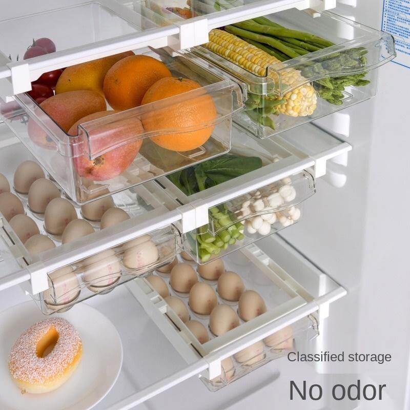 BowLift | Fridge Organizer Under Shelf Drawer Box