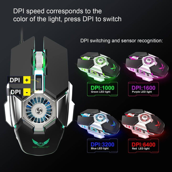 BowLift | Cooling USB Fan Gaming Mouse