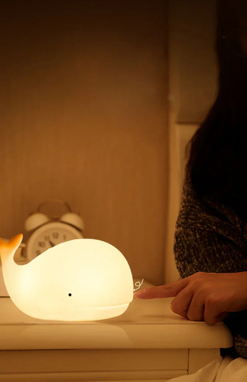 BowLift | GlowWhale Night Lamp - Magical Color Party for Children